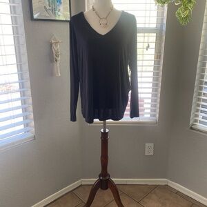 Halogen long sleeve top